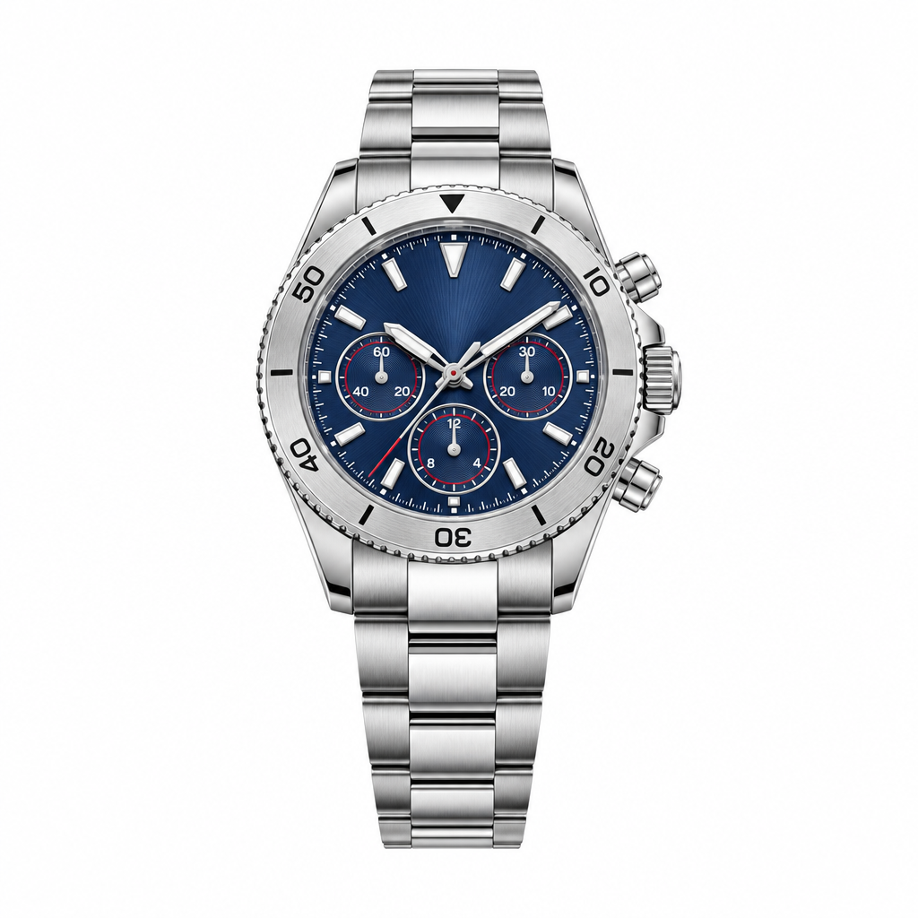 White Gold De Cadran Blue